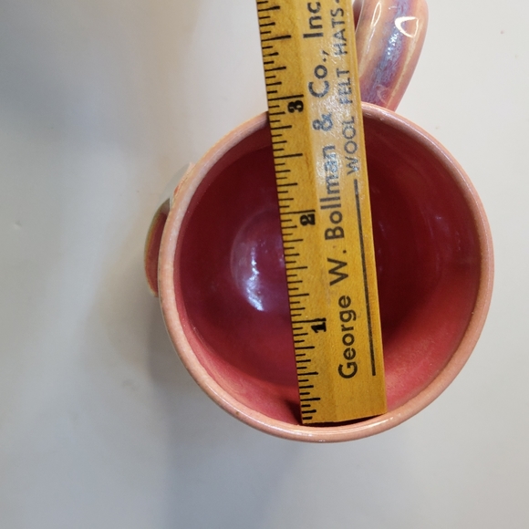 Studio Pottery Ombre Crescent Moon Mug Signed Jenny Wood - Picture 6 of 10